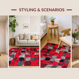 Trendy Abstract Circular Visuals(Red)