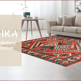 Vintage Rustic Southwestern Flair(Red)