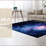 Celestial Glittering Nightscape Motif(Blue)