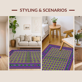 Cheerful Ogee Decorative Elements(Purple)