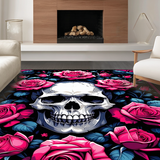 Chic Monochrome Skull Arrangement(Pink)