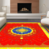 Whimsical Colorful Tapestry Design(Red)