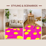 Lively Multicolored Textured(Yellow)