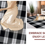 Stylish Minimalist Patterned Floor(Black)