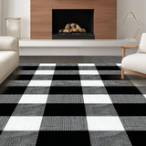 Modern Farmhouse Plaid Accent(Black)