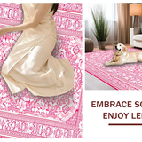 Rustic Tasseled Texture Appeal(Pink)