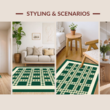 Lush Textured Checkerboard Aesthetic(Green)