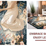 Elegant Toned Flower Motif(Beige)