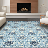 Elegant Pastel Floral Delight(Blue)