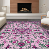 Chic Earthy Tones Floral Motif(Pink)