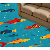 Thematic Fishing Man Cave(Blue)