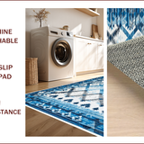Modern Blue Hygge Boys Shaggy(Blue)