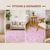 Charming Plush Geometric Touch(Pink)