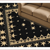 Chic Earthy Primitive Star(Black)