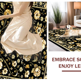 Sophisticated Digital Floral Print(Black)