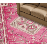 Vibrant Hot Pink Rustic Style(Pink)