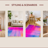 Whimsical Shaggy Rainbow Tones(Pink)