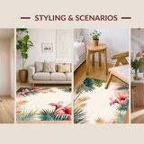 Tropical Vintage Floral Motif(Pink)