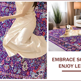 Eclectic Pastel Abstract Design(Purple)