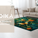 Artful Dark Green Floral Palette(Green)