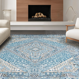 Contemporary Distressed Tiled Aesthetic(Blue)
