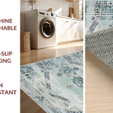 Luxurious Neutral Trellis Composition(Blue)