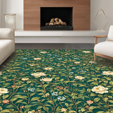 Luxurious Emerald Botanical Imagery(Green)