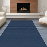 Artful Navy and White Composition(Blue)