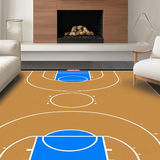 Sporty Vibrant Basketball Motif(Beige)