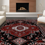 Timeless Monochrome Lattice Design(Red)