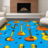 Fun Musical Themed Design Element(Blue)