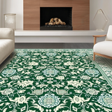 Chic Low Pile Rustic Charm(Green)