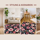 Bold Contemporary Petal Inspired(Black)