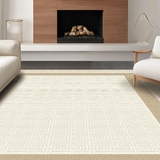 Geometric Beige Textured Elegance(Beige)