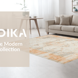 Modern Distressed Floral Harmony(Beige)