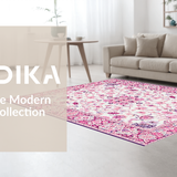 Whimsical Abstract Floral Fusion(White)