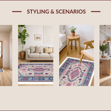 Cozy Earthy Geometric Arrangement(Pink)