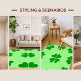 Charming Green Clover Aesthetic(Green)