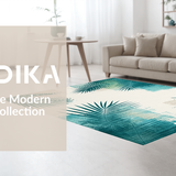 Modern Aqua Botanical Art(Blue)