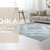 Modern Blue Lattice Design(Blue)