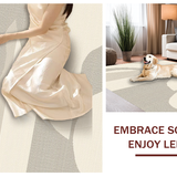 Minimalist Creamy Abstract Lines(Beige)