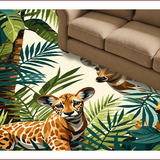Tropical Cream Non Shedding Dining Room(White)
