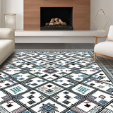 Chic Modern Abstract Patterning(White)