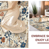Chic Pastel Flower Motif(Beige)