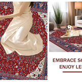 Bold Color Blocked Geometric Artistry(Red)