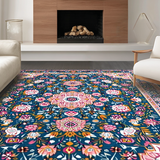 Rustic Elegant Trellis Motif(Blue)