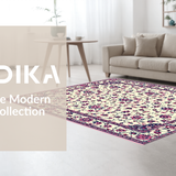 Delicate Contemporary Floral Touch(Beige)
