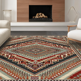 Vintage Inspired Symmetrical Motif(Red)