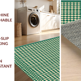 Contemporary Geometric Green Tones(Beige)