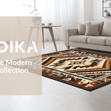 Artistic Abstract Native Inspired Design(Brown)